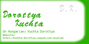 dorottya kuchta business card